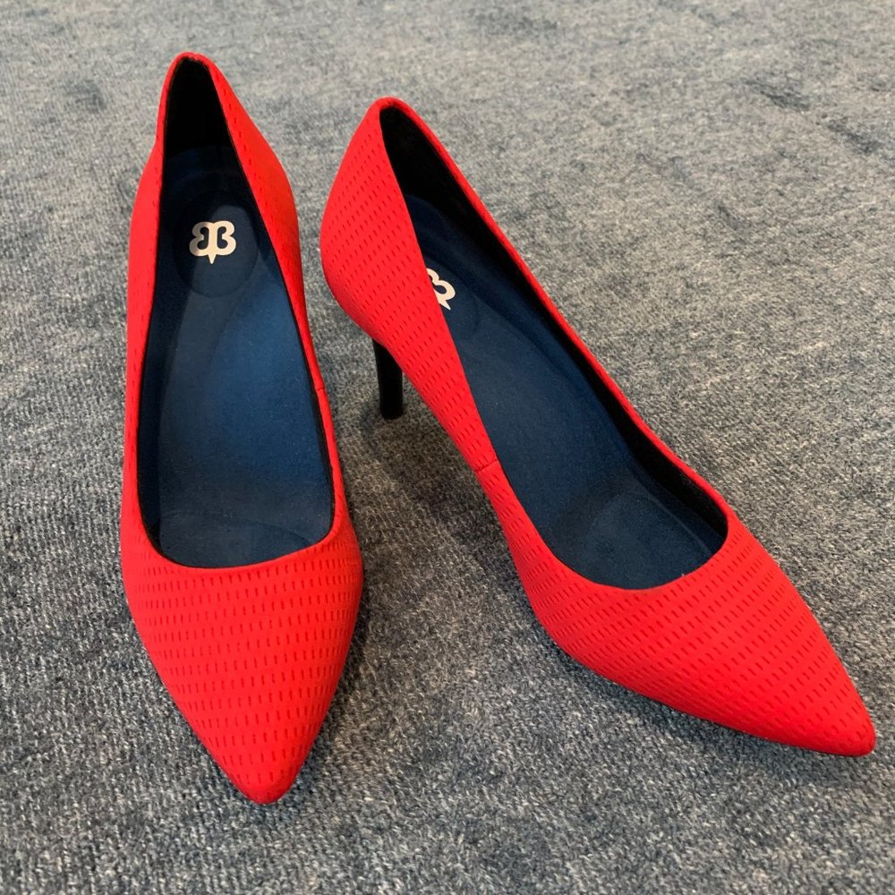 Betabrand Red Mile-Marker Heels